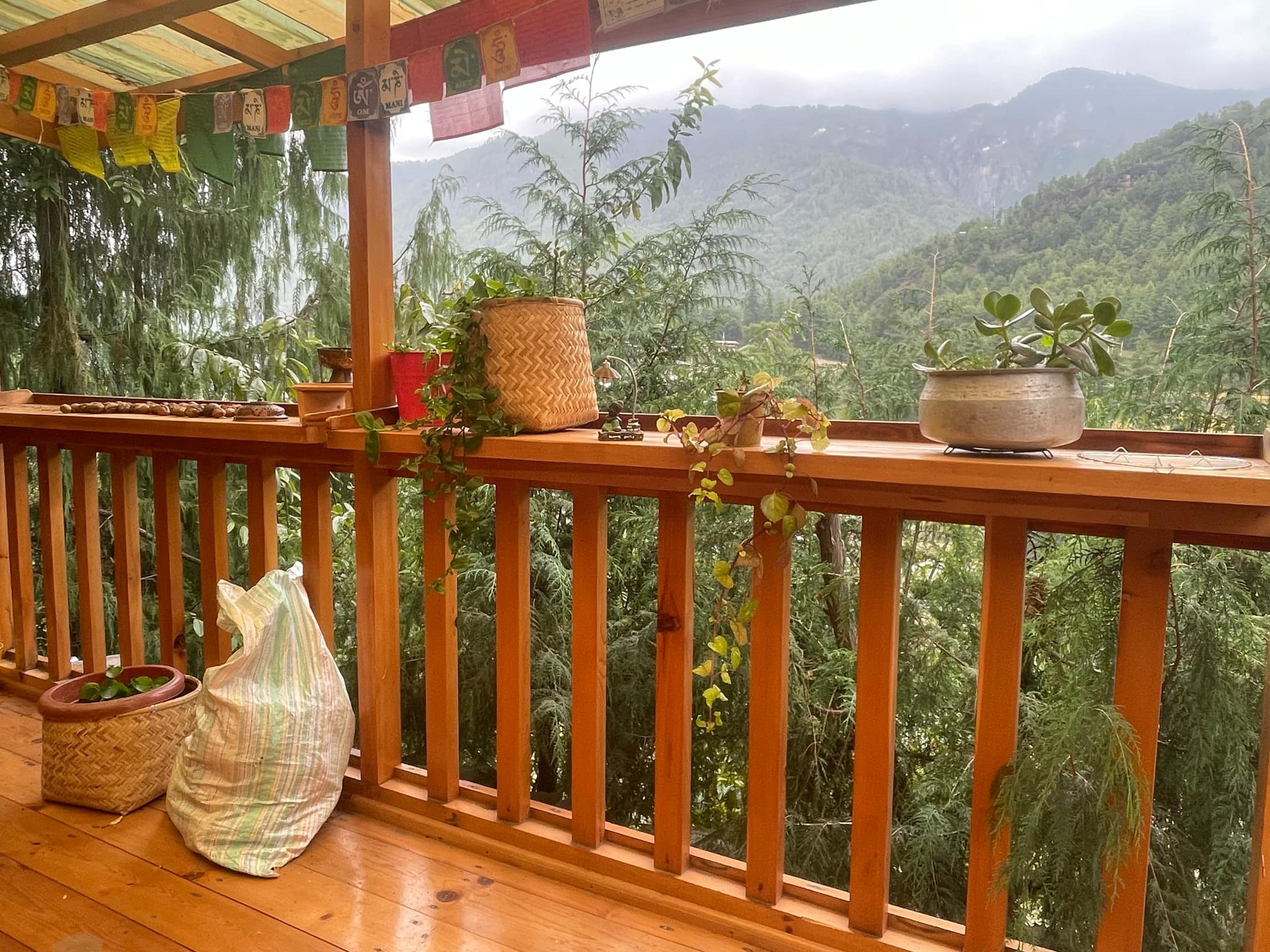 Mountain view from terrace