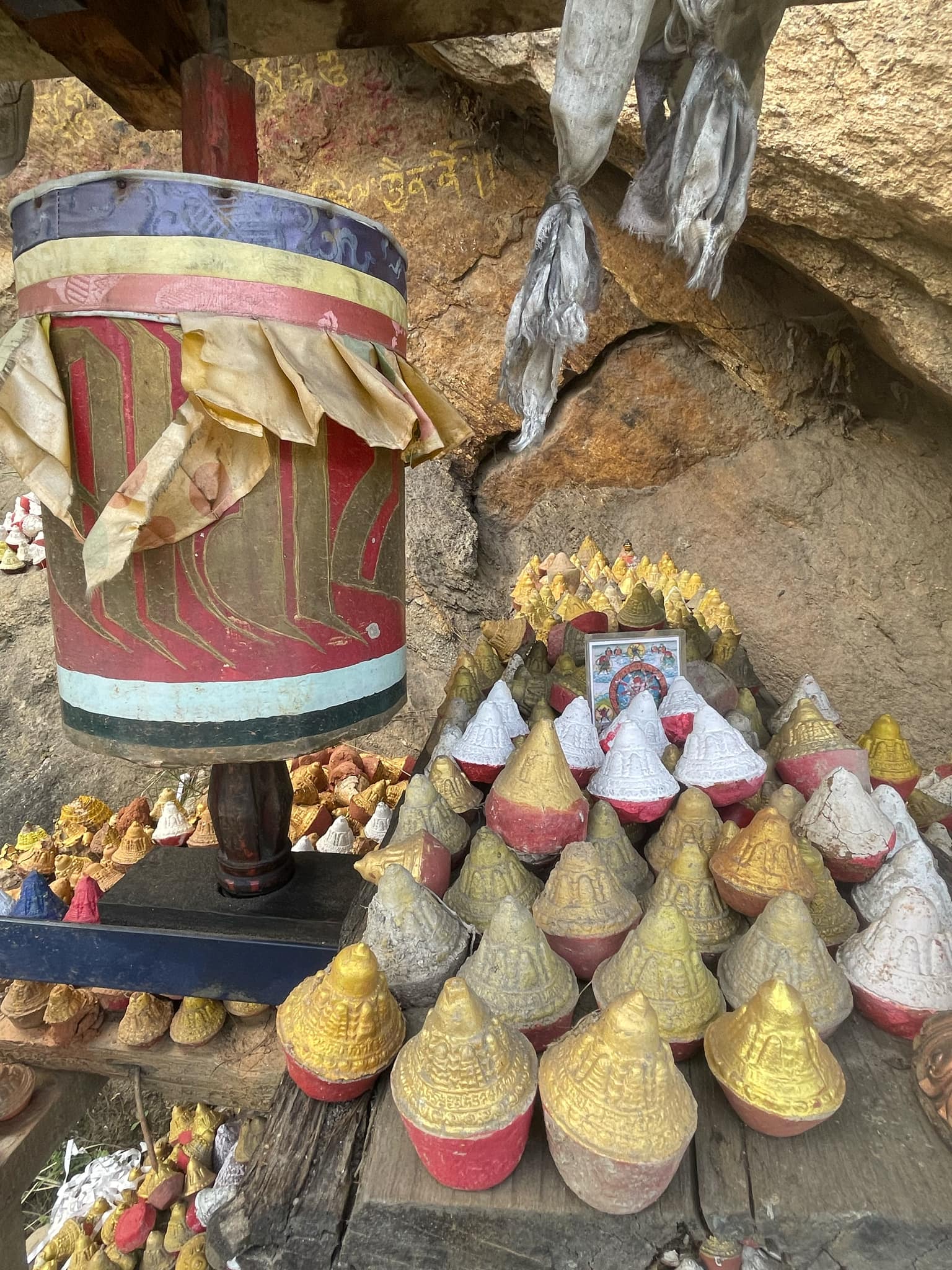Incense offering in Paro, Bhutan