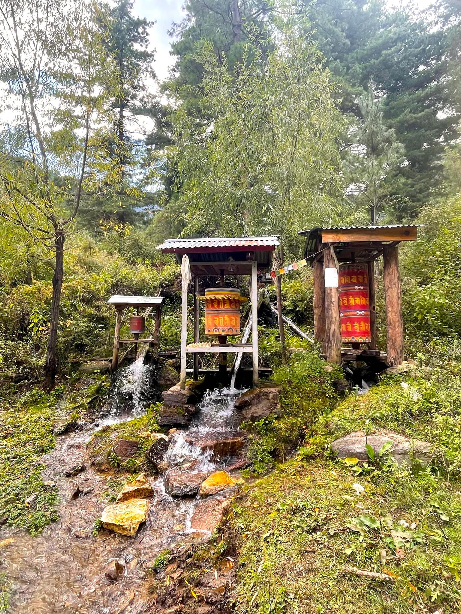 Water Powered Prayer Wheels: A Moment of Serenity on the Path to Taklung Monastery